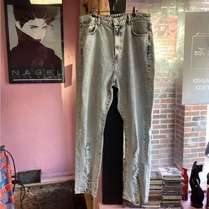 Boohoo Distressed Acid Wash Jeans